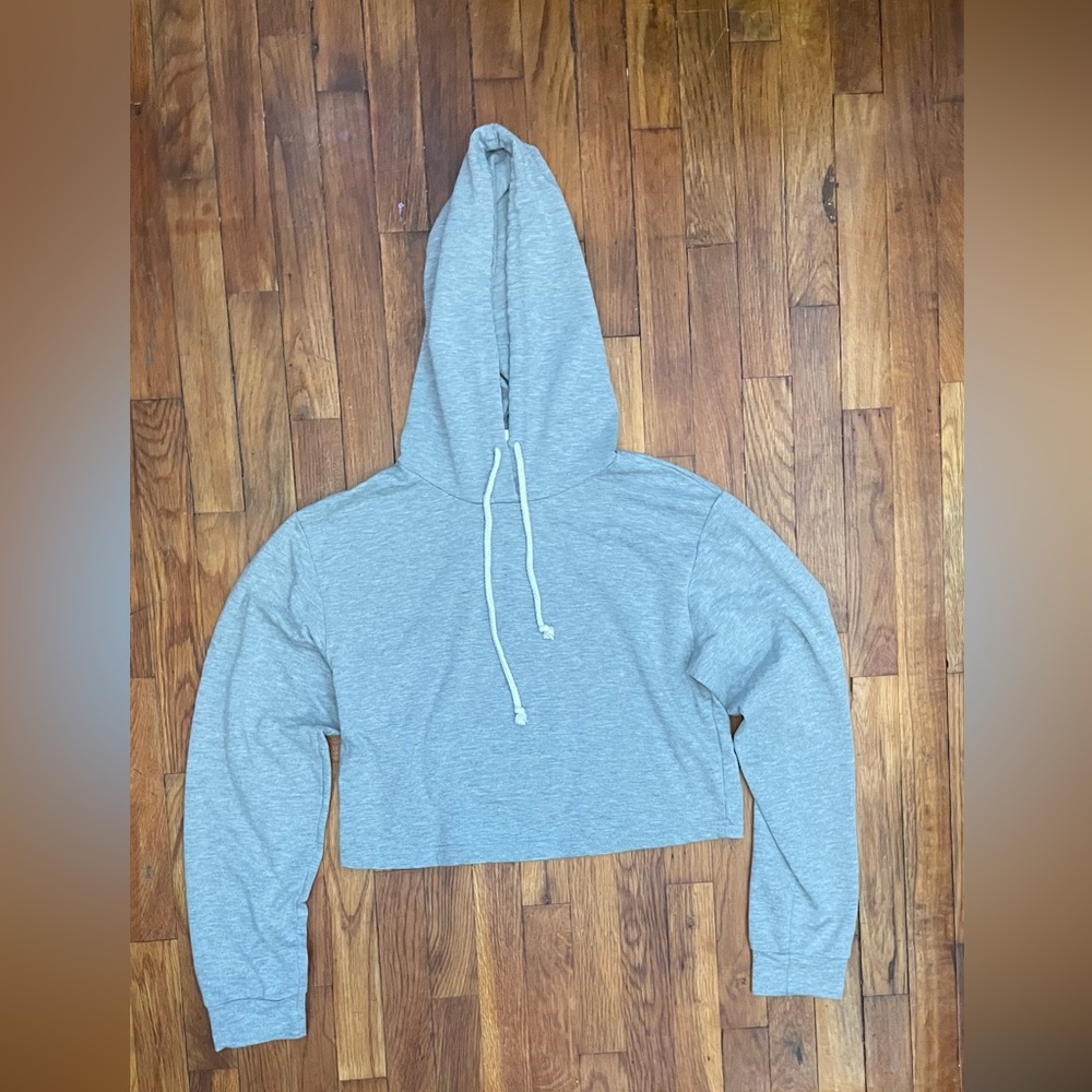 grey hoodie